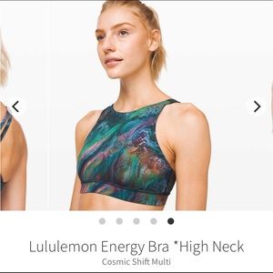 Lululemon highneck energy bra